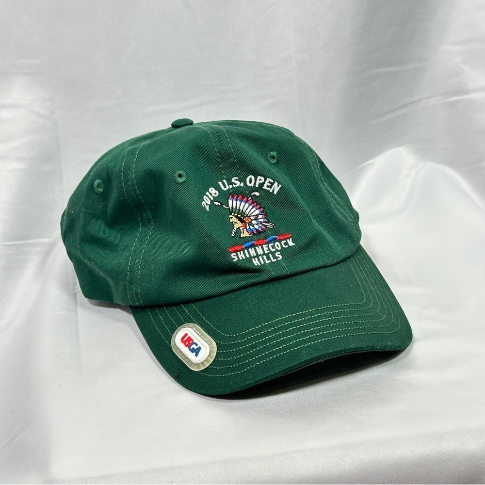 USGA 2018 U.S. Open Shinnecock Hills Golf Hat Member Forest Green Adjustable